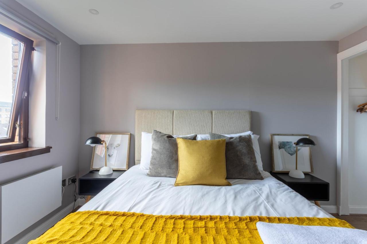 Stunning 1 Bed Merchant City Apartment With Parking Glasgow Exterior foto
