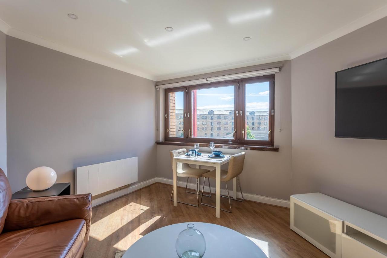 Stunning 1 Bed Merchant City Apartment With Parking Glasgow Exterior foto