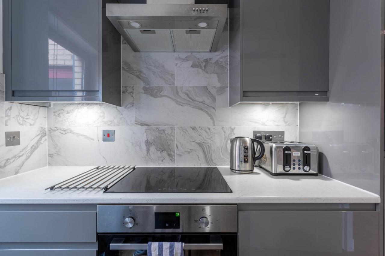 Stunning 1 Bed Merchant City Apartment With Parking Glasgow Exterior foto