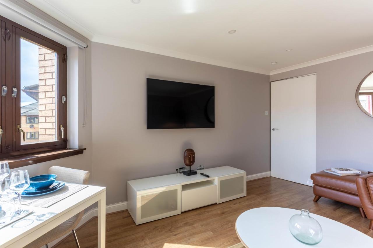 Stunning 1 Bed Merchant City Apartment With Parking Glasgow Exterior foto